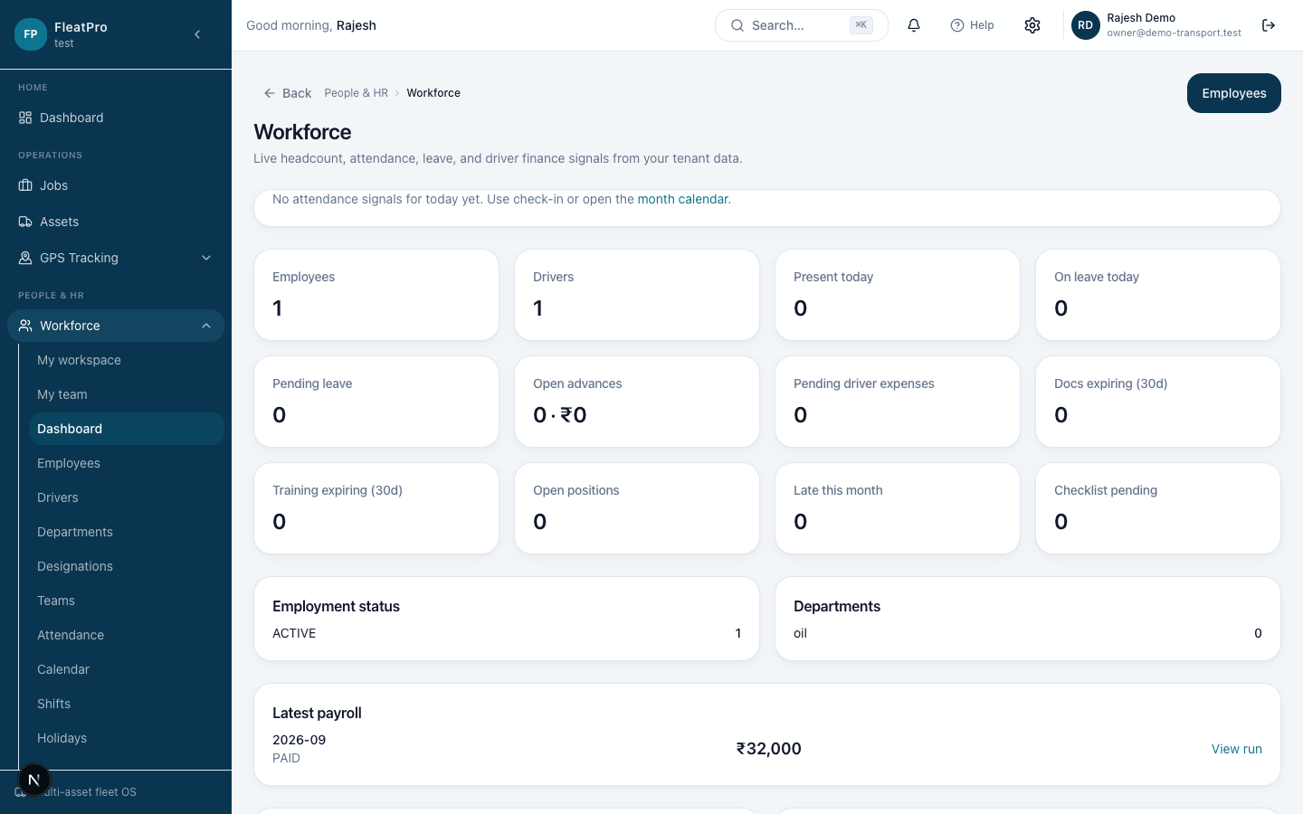 TransitMesh — People & HRMS